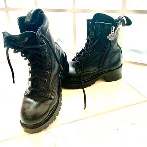 Harley-Davidson combat boots